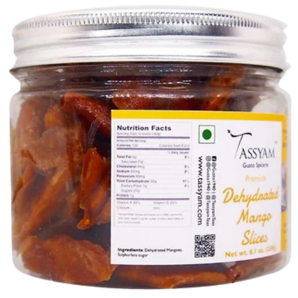 Tassyam Organics Dehydrated Mango Slices | Grocsy