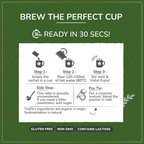 TeaFit Ceremonial No Sugar Instant Matcha Latte Premix | Grocsy
