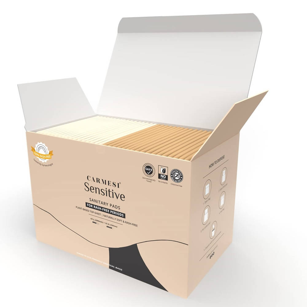 Carmesi Sensitive - Sanitary Pads for Rash-Free Periods | Grocsy