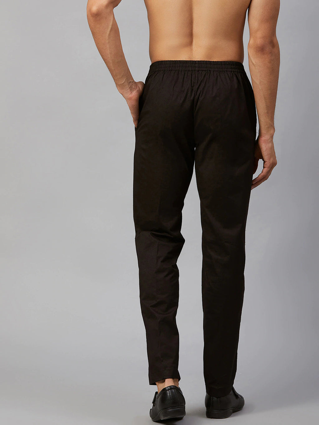MULTI SHADES Men Black Solid Pyjamas | Grocsy