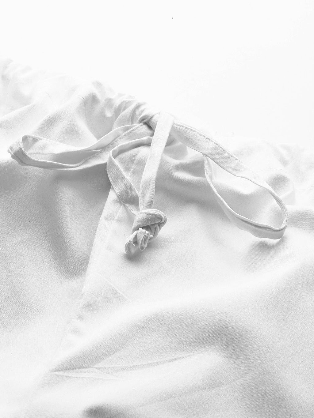 MULTI SHADES Men White Solid Pyjamas | Grocsy