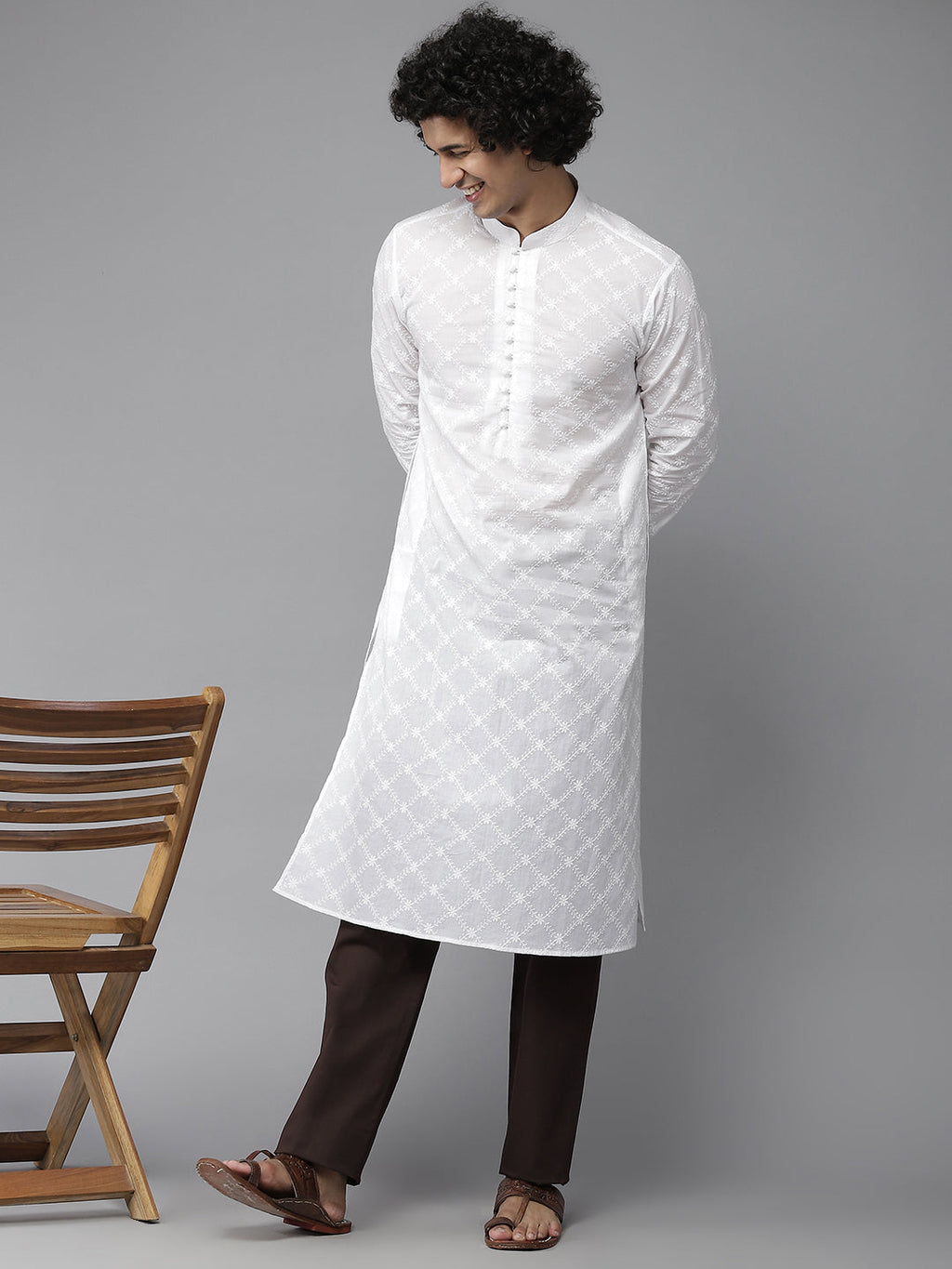 MULTI SHADES Men Brown Solid Pyjamas | Grocsy