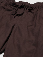 MULTI SHADES Men Brown Solid Pyjamas | Grocsy