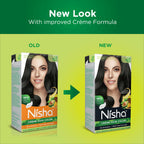 Nisha Creme Hair Color for Women - Natural Black | Grocsy