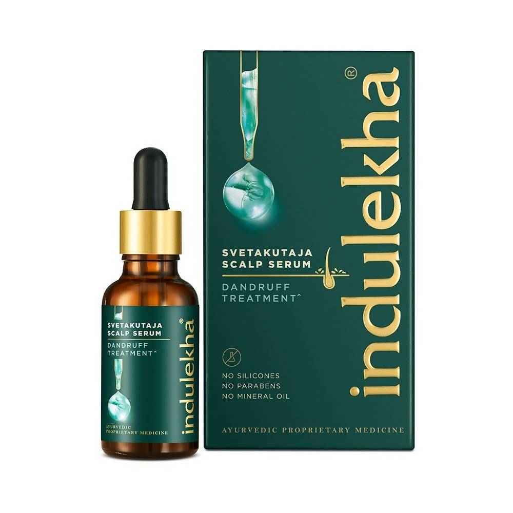 Indulekha Svetakutuja Dandruff Treatment Scalp Serum | Grocsy