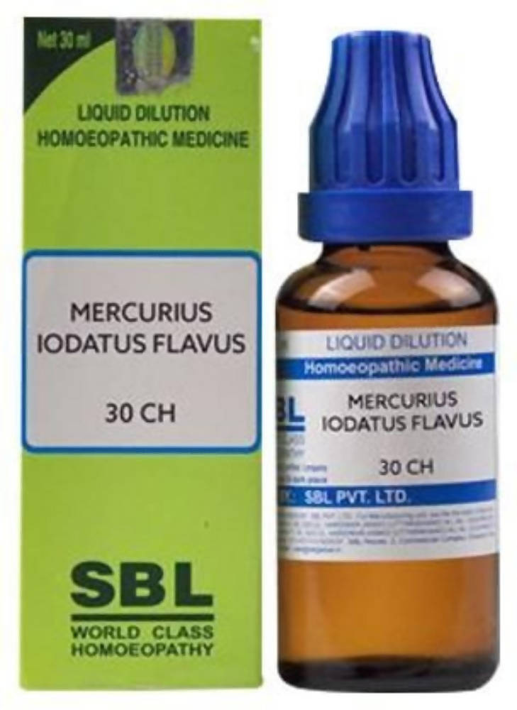 SBL Homeopathy Mercurius Iodatus Flavus Dilution | Grocsy