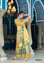 Designer Stylish Mehandi Pure Muslin Stitched Suit - Apoorva | Grocsy