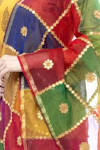 Mominos Fashion Multi Gota Box Dupatta | Grocsy