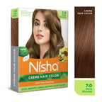 Nisha Creme Hair Color for Women - Dark Blonde | Grocsy