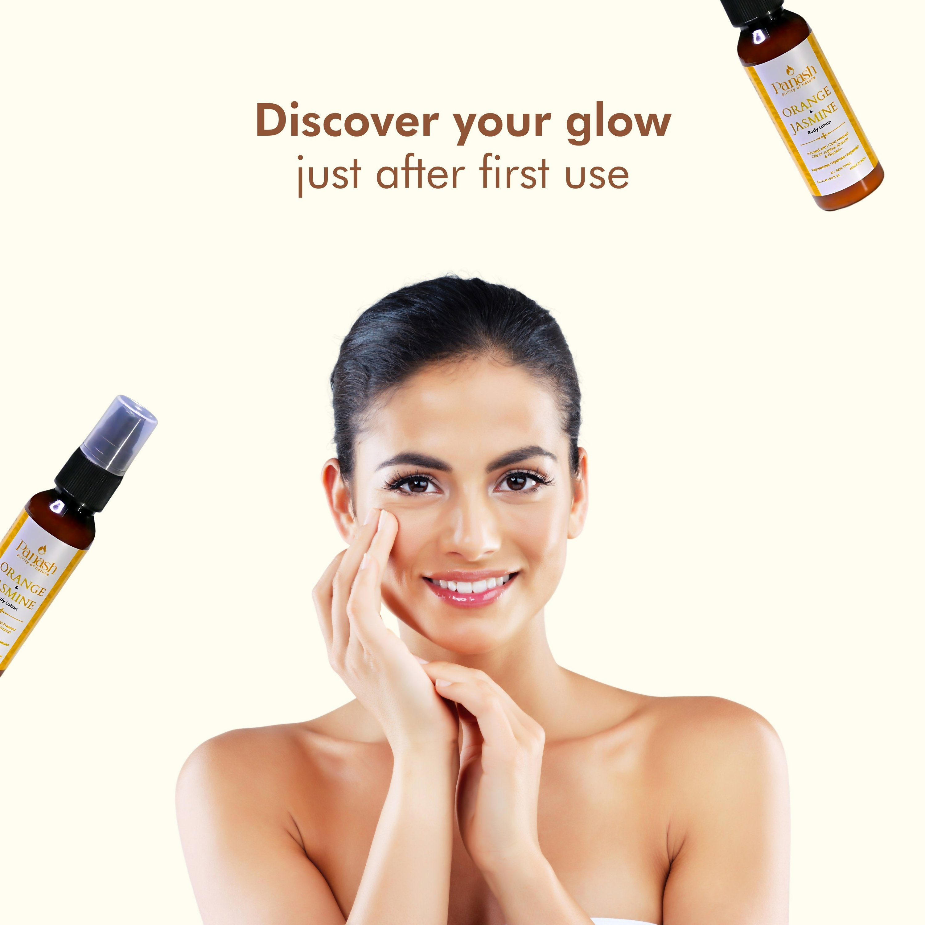 Panash Orange & Jasmine Body Lotion | Grocsy