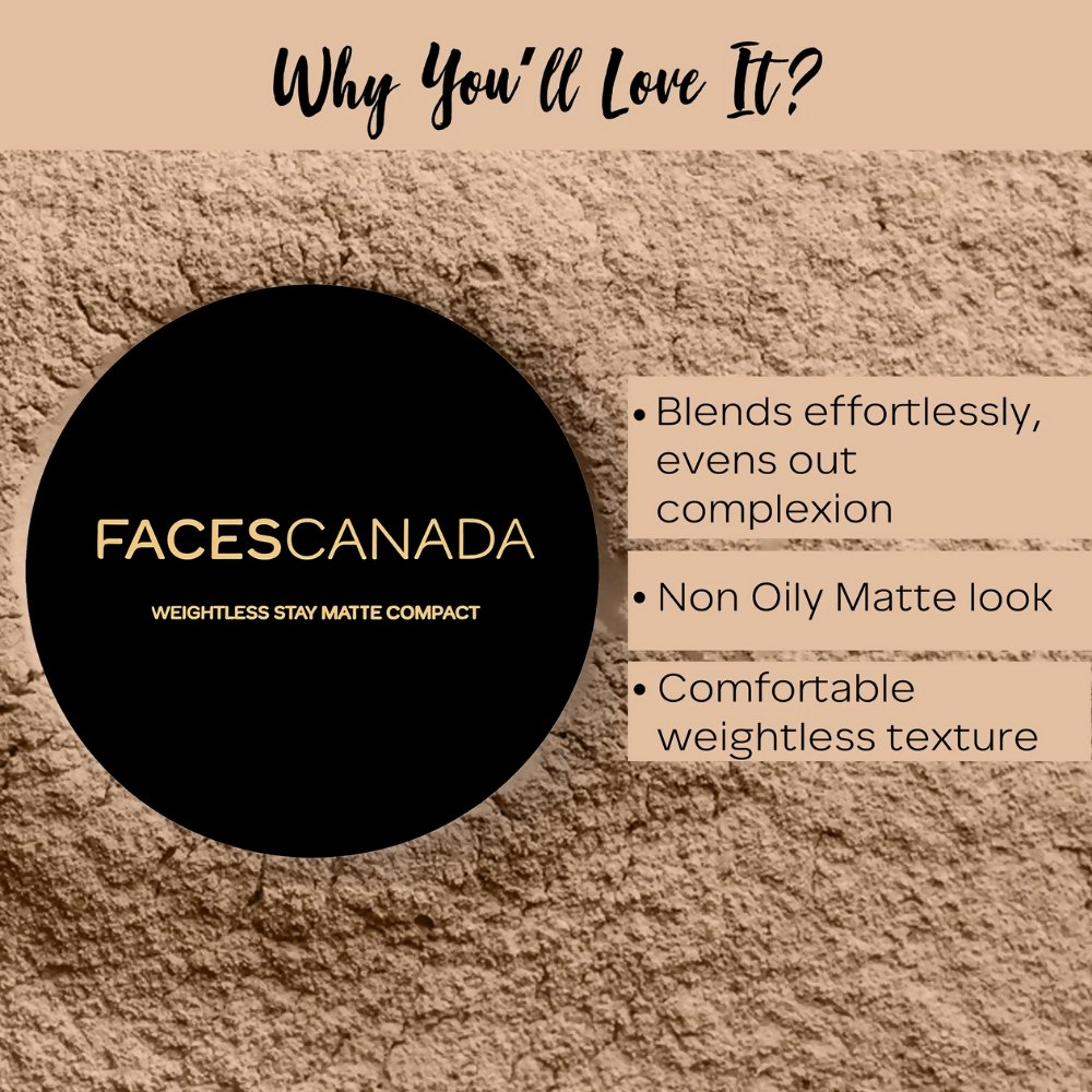 Faces Canada Compact Powder - Face Powder with SPF 20 - Natural 02 | Grocsy