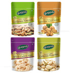 Happilo Premium Dry Fruit Combo (Almond, Cashews, Pistachios & Inshell Walnuts) | Grocsy