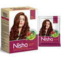 Nisha Henna Based Hair Colour for Women & Men Red Brown | Grocsy