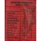 MTR Upma Mix Nutrition Information