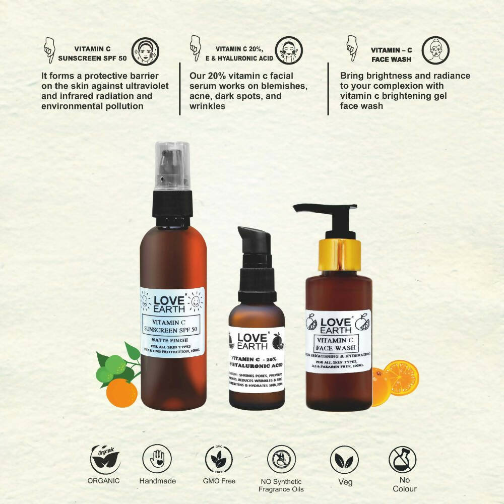 Love Earth Vitamin C Kit | Grocsy
