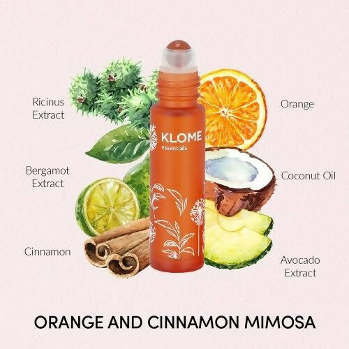 Klome Essentials Orange & Cinnamon Mimosa Lip Oil | Grocsy