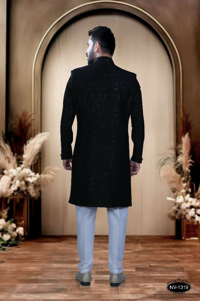 Joban Fashion Men's Black TR Kurta with Pyjama | Grocsy