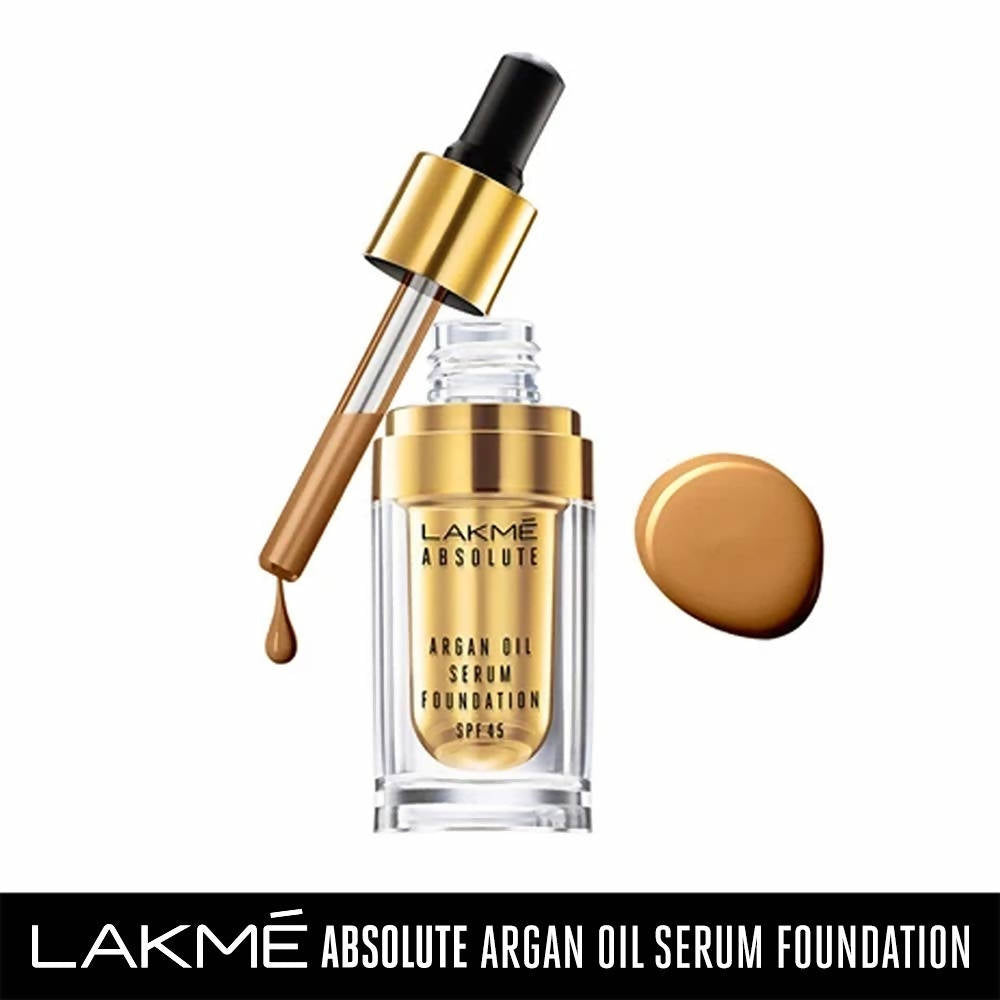 Lakme Absolute Argan Oil Serum Foundation - Cool Cinnamon | Grocsy