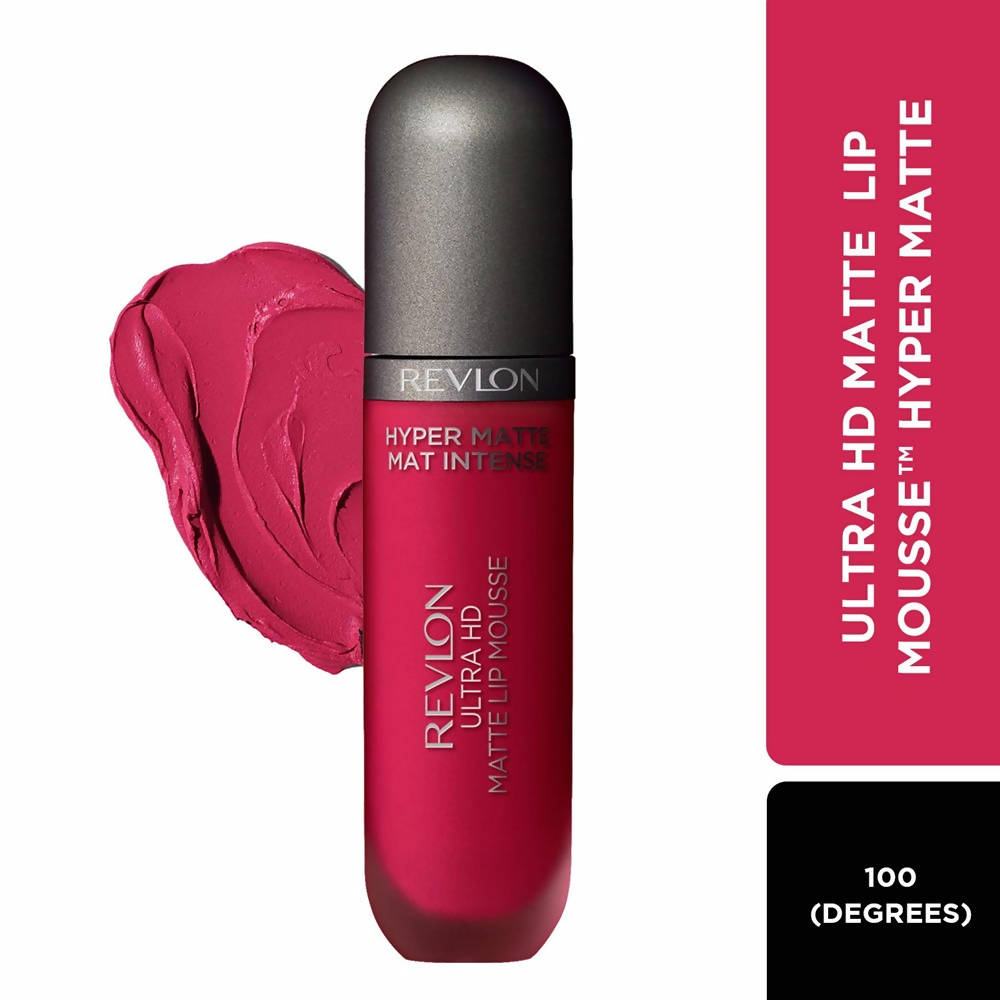 Revlon Hyper Matte Mat Intense Ultra Hd Matte Lip Mousse - 100 Degrees | Grocsy