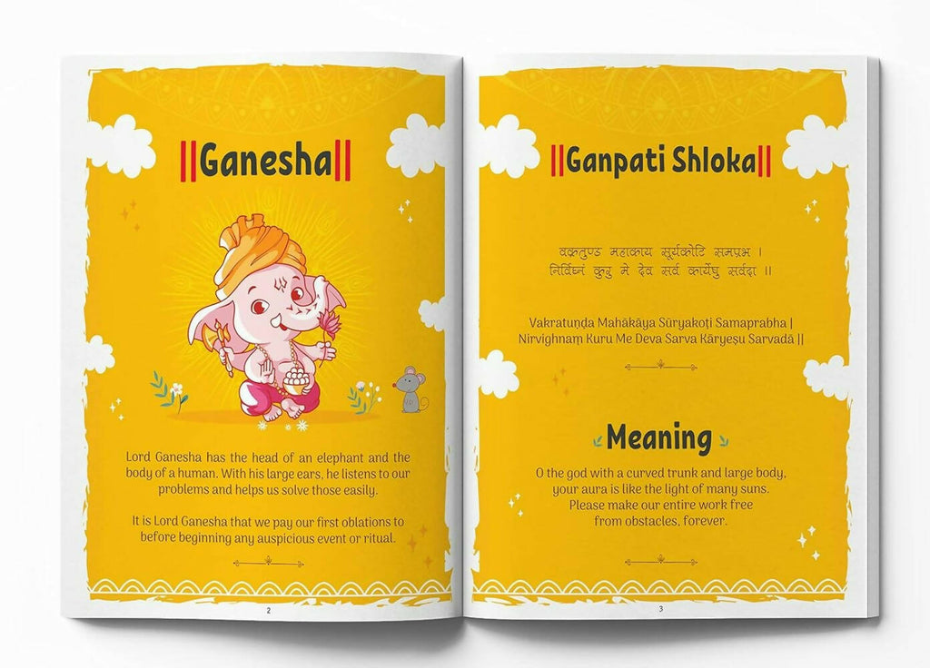 Shlokas And Mantras - Activity Book For Kids | Grocsy