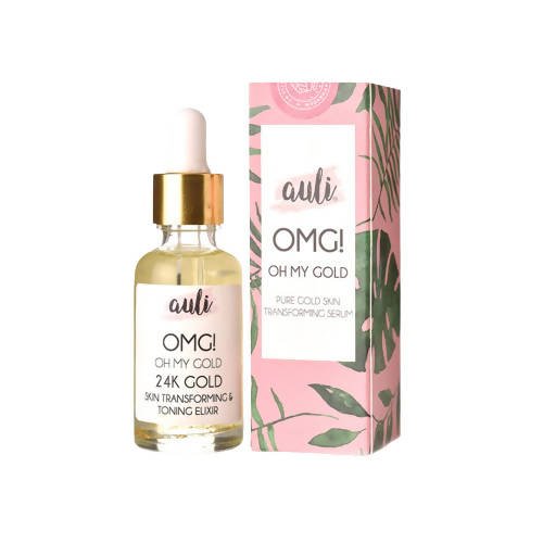 Auli OMG 24K Gold Flakes Pure Rosehip Oil | Grocsy