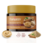 Banjara's Multani Mitti Sandal Face Pack | Grocsy
