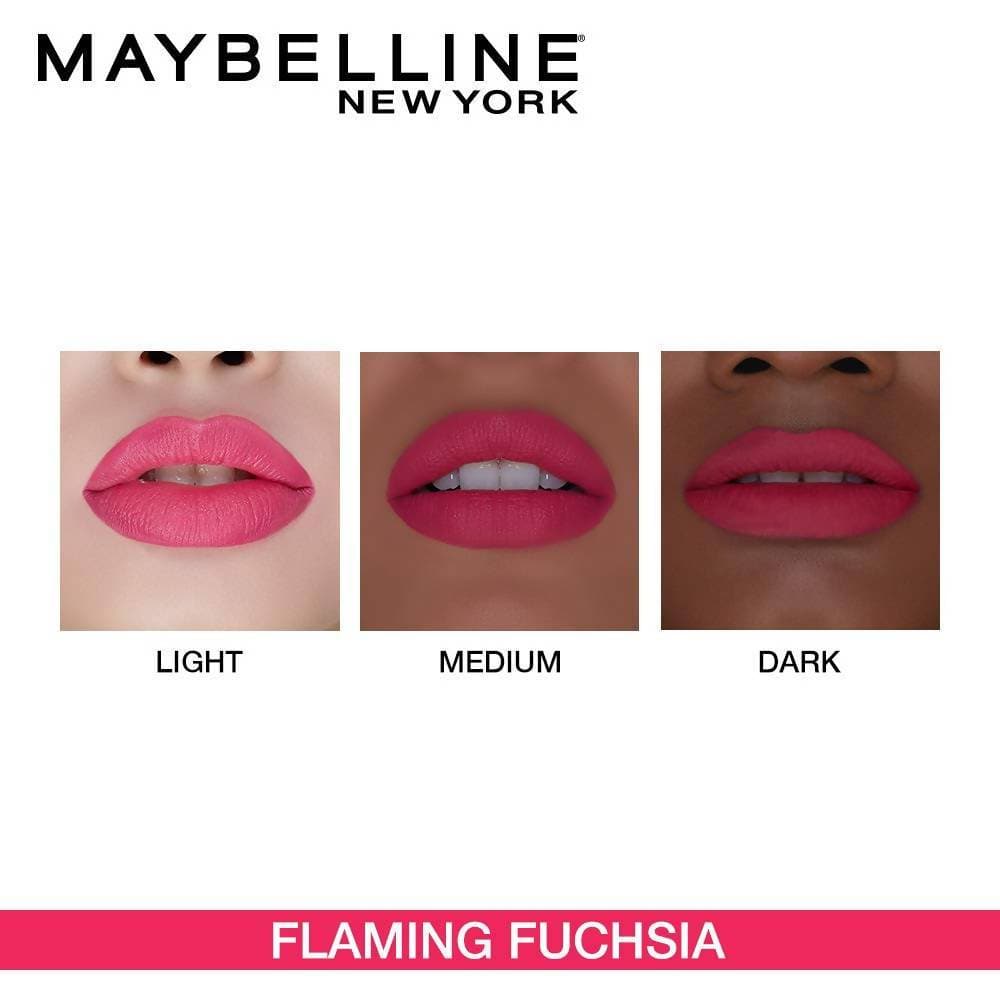Maybelline New York Color Sensational Creamy Matte Lipstick / 630 Flaming Fuchsia | Grocsy