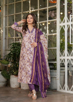 The52 Women's Printed Pure Cotton Fabric Straight Kurta, Pant and Dupatta Set | Grocsy