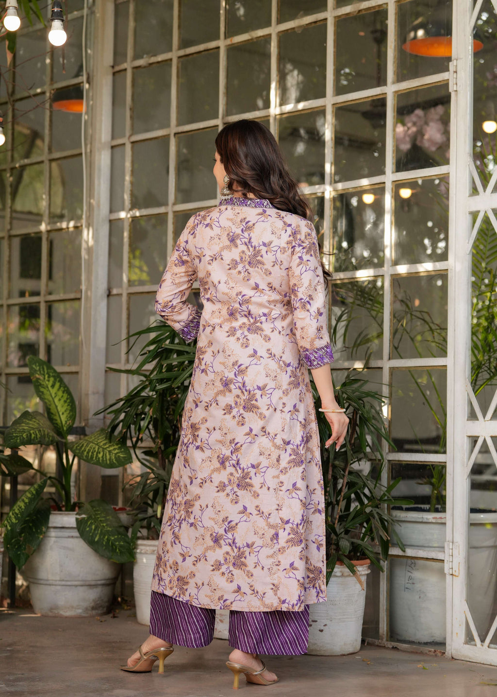 Teeya Creation Chiku Color Pure Cotton Digital Print Fully Stitched Kurti Set | Grocsy