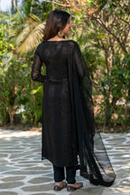 The52 Women Gorgeous Faux Georgette Fabric Straight Kurta, Pant and Dupatta Set | Grocsy