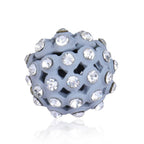 Trendoo Jewelry Gold-Polished Stylish Fancy Grey Studs