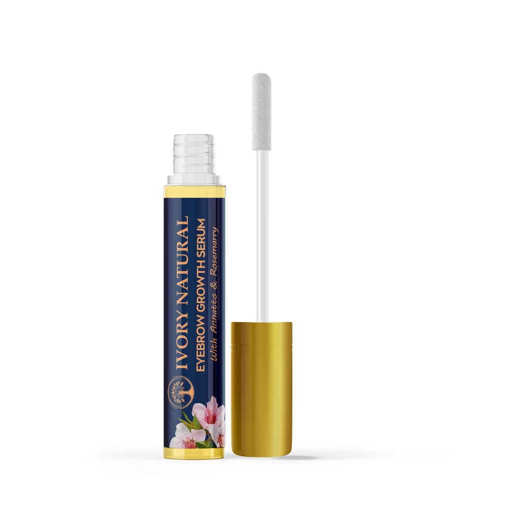 Ivory Natural Eyebrow Growth Serum - Lush Eyebrows For Both Men & Women | Grocsy