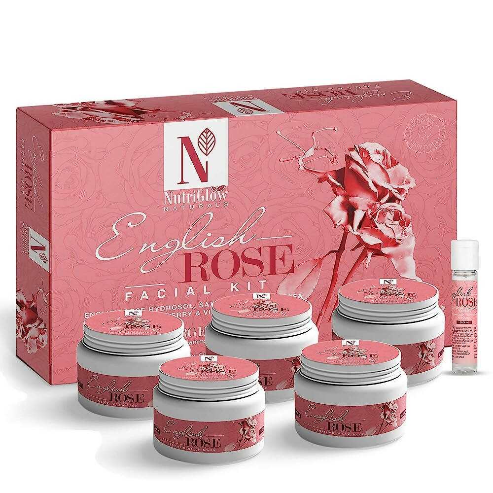 NutriGlow Natural’s English Rose Facial Kit | Grocsy