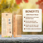 Bella Vita Organic Wide Teeth Wooden Comb for Detangled Hair | Grocsy