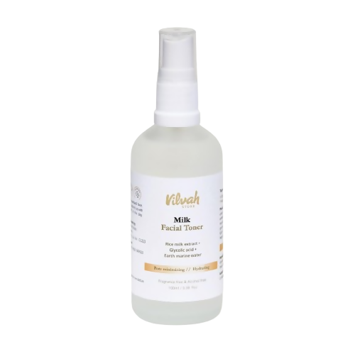 Vilvah Store Milk Face Toner (Earth marine water - Pore minimise) | Grocsy