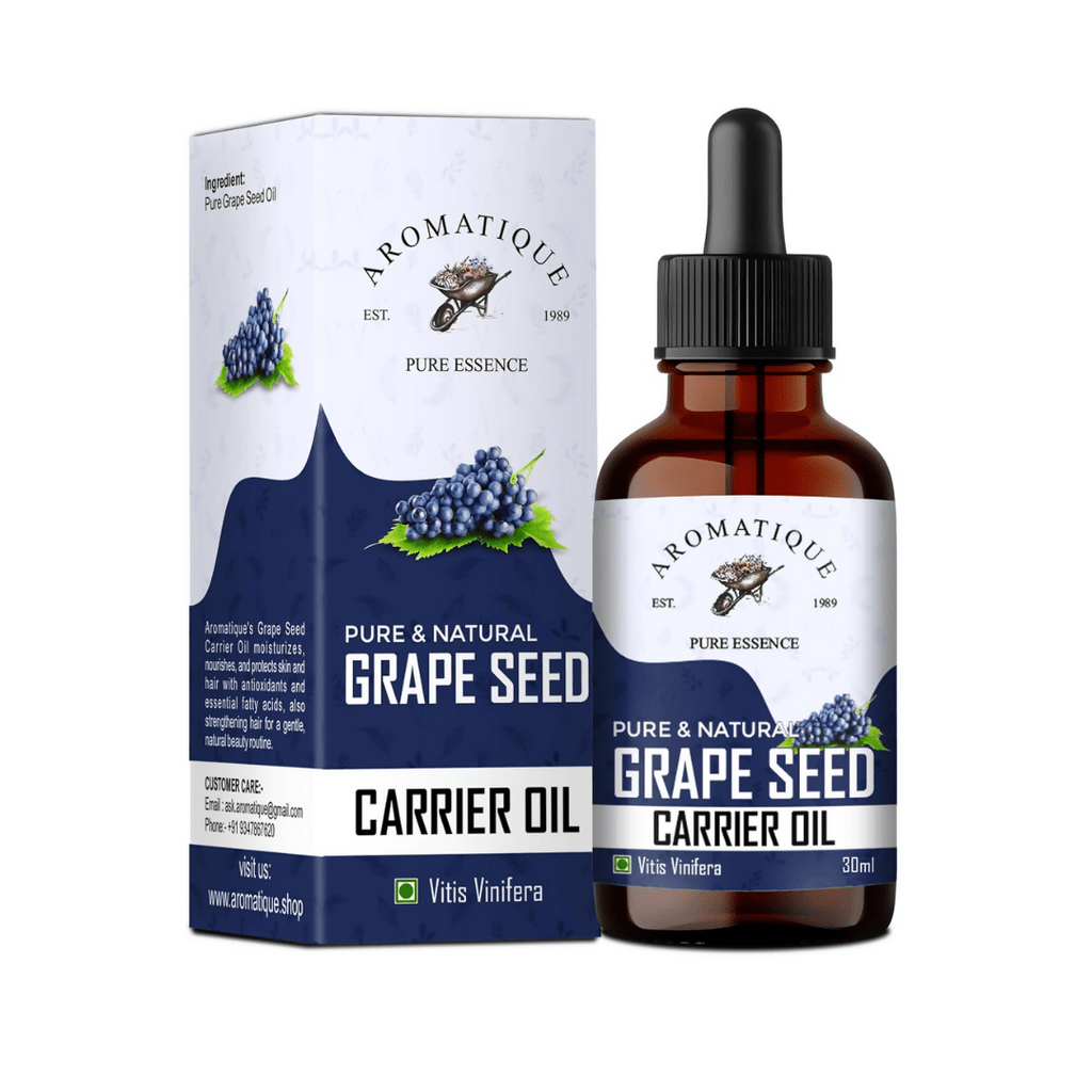 Aromatique Pure Grape Seed Oil For Hair & Skin | Grocsy