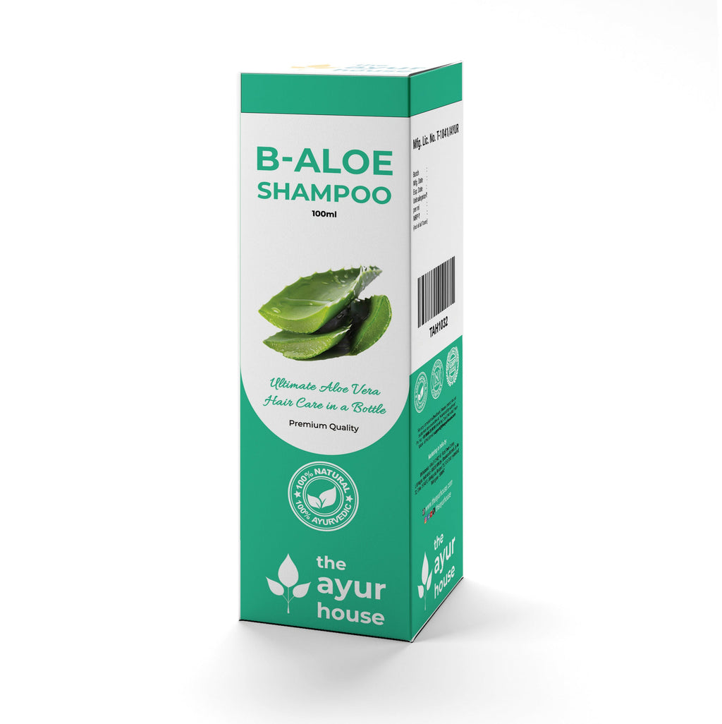 The Ayur House B Aloe Herbal Shampoo | Grocsy