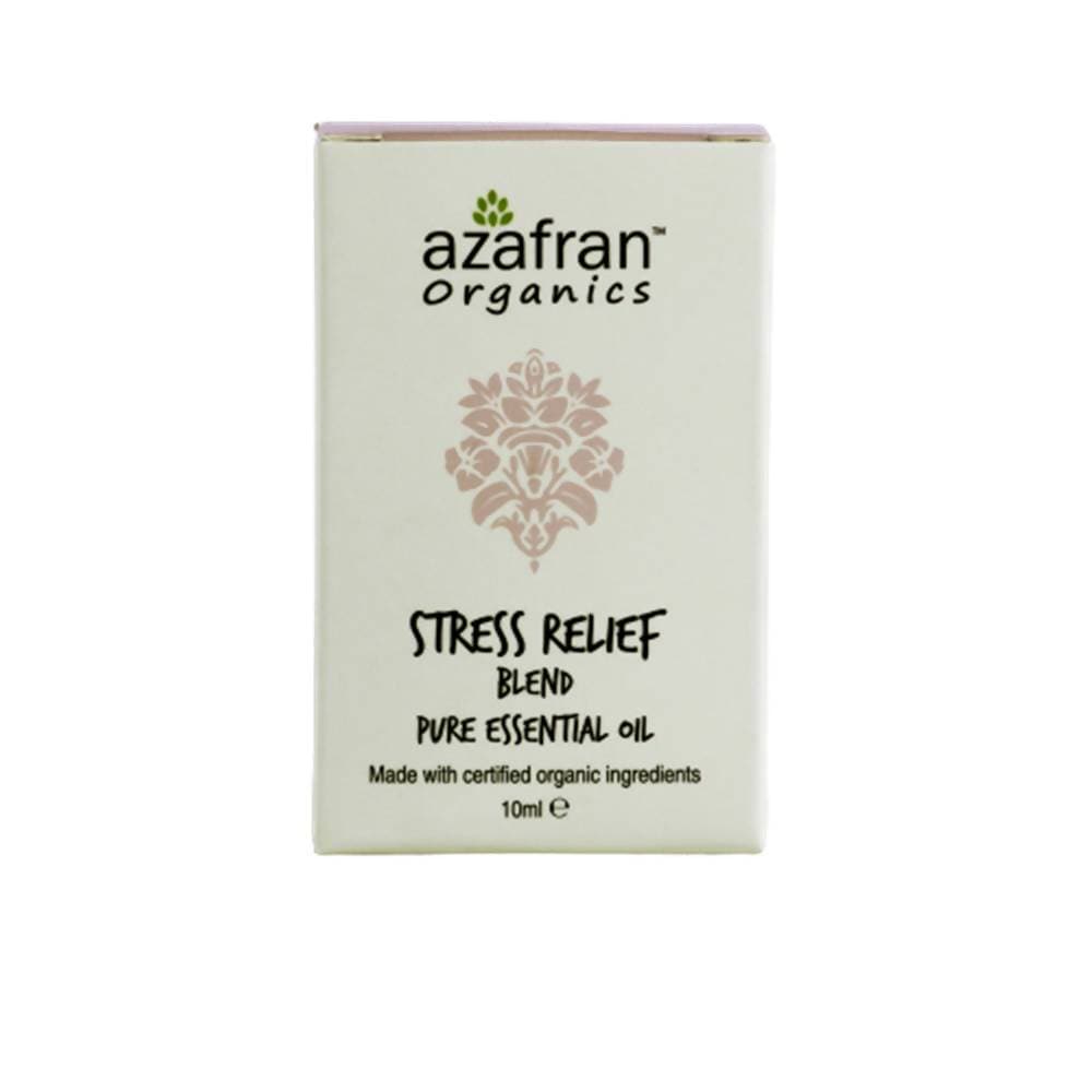 Azafran Organics Stress Relief Blend Pure Essential Oil | Grocsy