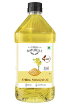Farm Naturelle Cold Pressed Virgin Kachi Ghani Virgin Yellow Mustard Oil | Grocsy