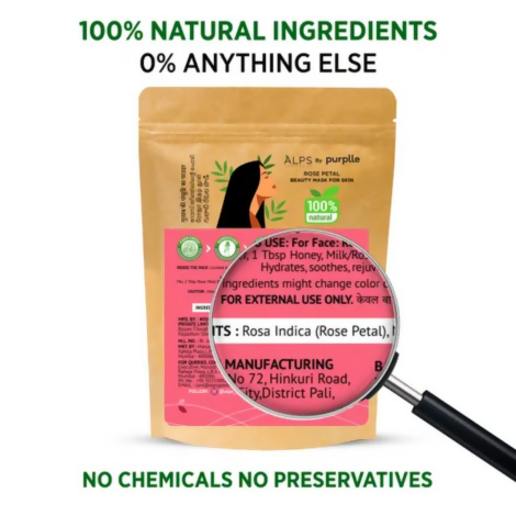 Alps Goodness Rose Petal Beauty Mask for Skin | Grocsy