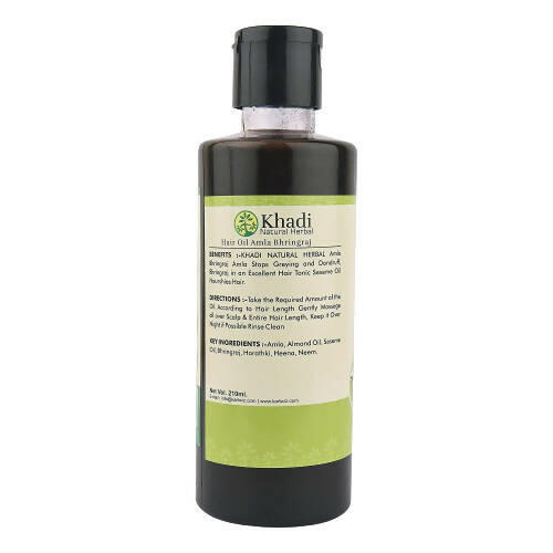 Khadi Natural Herbal Hair Oil Amla and Bhringraj | Grocsy