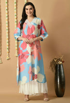 Joban Fashion Print Maslin Kurta Set | Grocsy