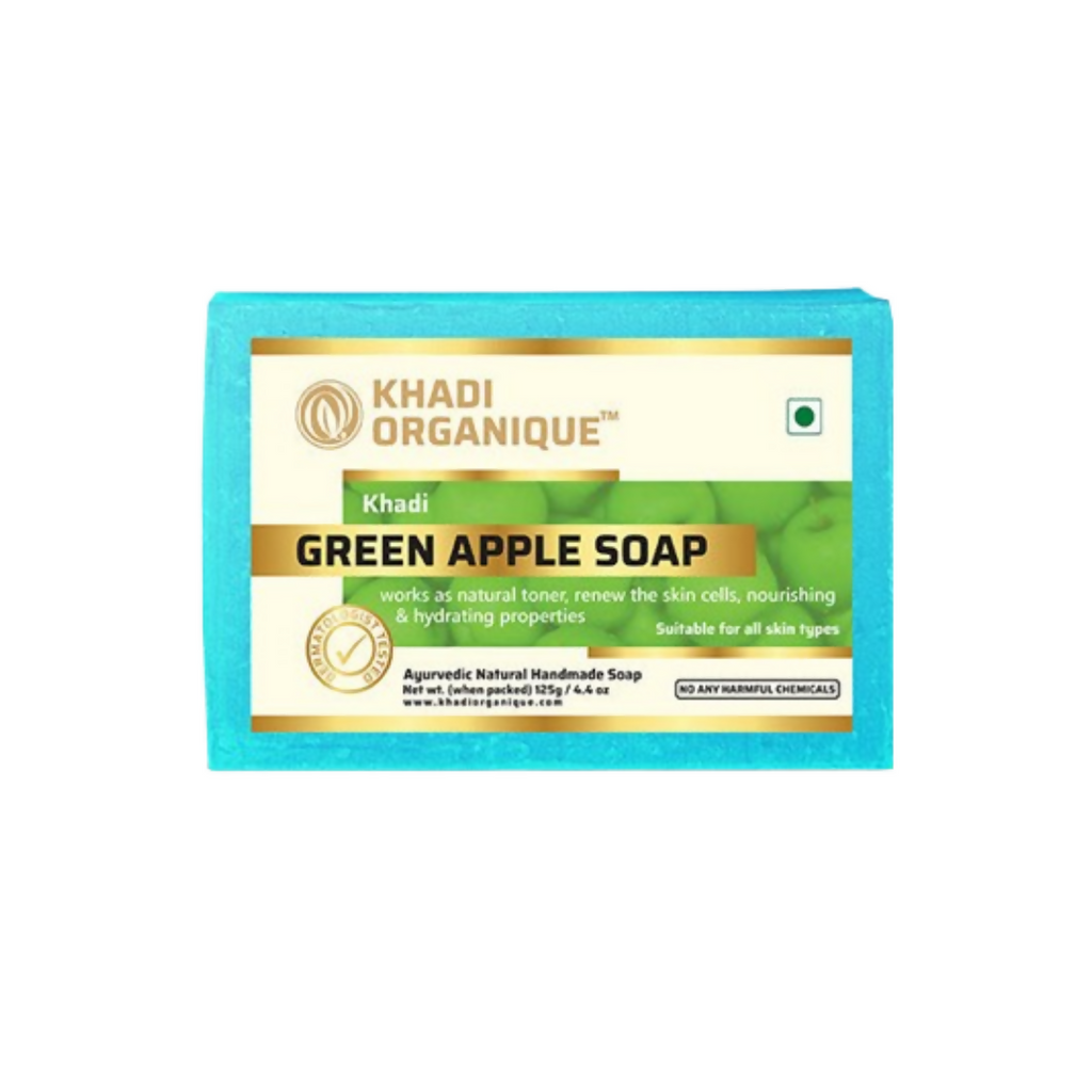 Khadi Organique Green Apple Soap | Grocsy