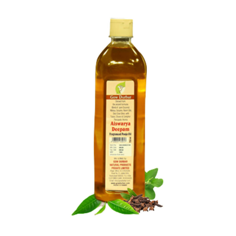 GowDurbar Aishwarya Deepam -Therapeutic Pooja Oil | Grocsy