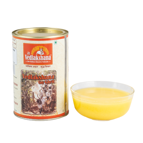 Vedlakshana Go Ghrit (Desi Cow Ghee) | Traditional Ghee | Vedic Bilona Method|Pure, Natural & Healthy | Grocsy
