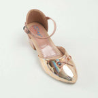 Tiny Bugs Girls Party Wear Ballerinas Heels - Peach | Grocsy