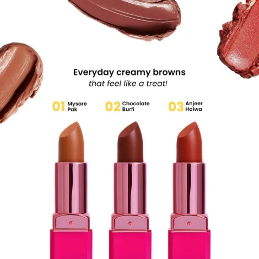 NY Bae Sweet Shop Staples Lipsticks: Nudes & Browns Combo | Grocsy