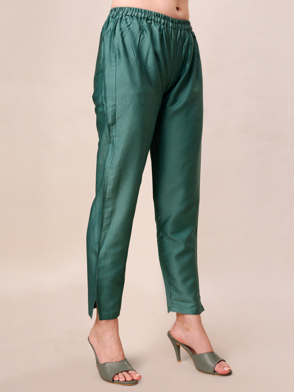 Hand Embroidered Hand Work Kurta With Pant & Dupatta Set, Multicolor - Hiral Fashion | Grocsy