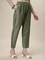 Embroidered & Leheriya Kurta With Pant And Dupatta Set, Multicolor - Hiral Fashion | Grocsy