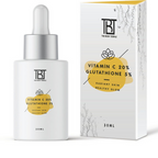 The Body Temple Vitamin C 20% + Glutathione 5% Face Serum | Grocsy
